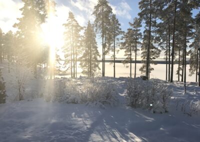 Vinter på Kvarnvägen 48